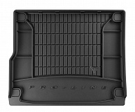 Коврик в багажник Volkswagen Touareg '2010-2018 (4-х зонный климат-контроль) Frogum (черный, резиновый)