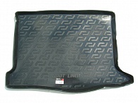 Коврик в багажник Renault Sandero Stepway '2013-> (хетчбек) L.Locker (черный, резиновый)