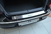 Накладка на бампер Volkswagen Passat CC '2008-> (прямая, исполнение Premium) NataNiko
