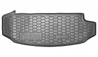 Коврик в багажник Skoda Kodiaq '2016-> (короткий) Avto-Gumm (черный, пластиковый)