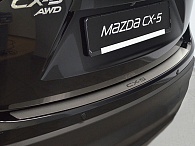Накладка на бампер Mazda CX-5 '2012-2017 (прямая, исполнение Premium) NataNiko