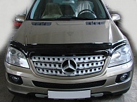 Дефлектор капота Mercedes-Benz M-Class (W164) '2005-2011 (без логотипа) Sim