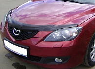 Дефлектор капота Mazda 3 '2003-2009 (хетчбек, без логотипа) EGR