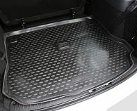 Коврик в багажник LADA (ВАЗ) Largus '2012-> (универсал, 7-ми местный, длинный) Novline-Autofamily (черный, полиуретановый)