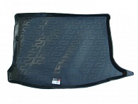 Коврик в багажник Renault Sandero '2007-2013 (хетчбек) L.Locker (черный, резиновый)