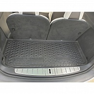 Коврик в багажник Tesla Model X '2015-> (задний, 6-7-ми местный, короткий) Avto-Gumm (черный, полиуретановый)