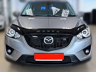 Дефлектор капота Mazda CX-5 '2012-2017 (с логотипом) Vip Tuning