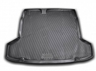 Коврик в багажник Peugeot 508 '2010-2018 (седан) Cartecs (черный, полиуретановый)