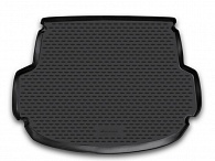 Коврик в багажник Hyundai Santa Fe '2012-2018 (5-ти местный) Novline-Autofamily (черный, полиуретановый)