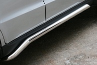 Пороги (подножки) Hyundai Santa Fe '2009-2012 (диаметр 60 мм) Novline-Autofamily