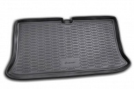 Коврик в багажник Nissan Micra '2003-2010 (хетчбек) Novline-Autofamily (черный, полиуретановый)