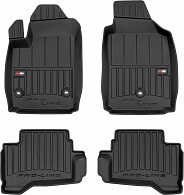 Коврики в салон Fiat 500e '2007-2020 (3D) Frogum (черные)
