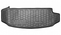 Коврик в багажник Skoda Kodiaq '2016-> (короткий) Avto-Gumm (черный, полиуретановый)