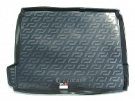 Коврик в багажник Citroen C4 '2010-2020 (хетчбек) L.Locker (черный, пластиковый)