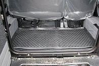 Коврик в багажник УАЗ (UAZ) Hunter '2003-> Novline-Autofamily (черный, полиуретановый)