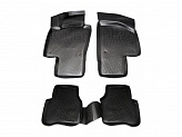 Коврики в салон Volkswagen Passat Alltrack (B7) '2012-> (3D) L.Locker (черные)