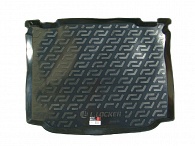 Коврик в багажник Skoda Roomster '2006-> (универсал) L.Locker (черный, пластиковый)