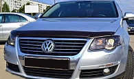 Дефлектор капота Volkswagen Passat (B6) '2005-2010 (без логотипа) Sim