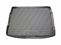 Коврик в багажник Volkswagen Golf 6 '2008-2013 (хетчбек) L.Locker (черный, резиновый)