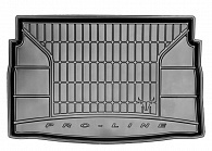 Коврик в багажник Volkswagen Golf Sportsvan '2014-> (нижняя полка) Frogum (черный, резиновый)