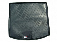 Коврик в багажник Volkswagen Touran '2010-2015 (длинный) L.Locker (черный, пластиковый)