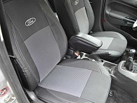 Чехлы на сиденья Ford Fiesta '2017-> (исполнение Vip) Союз-Авто