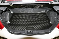 Коврик в багажник Geely MK-Cross '2010-> (хетчбек) Novline-Autofamily (черный, полиуретановый)