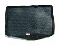 Коврик в багажник Fiat Grande Punto '2005-> (хетчбек) L.Locker (черный, пластиковый)