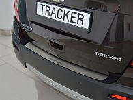 Накладка на бампер Chevrolet Tracker '2013-> (прямая, исполнение Premium) NataNiko