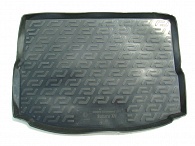 Коврик в багажник Subaru XV '2011-2017 (хетчбек) L.Locker (черный, пластиковый)