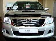 Дефлектор капота Toyota Hilux '2011-2015 (без логотипа) Sim