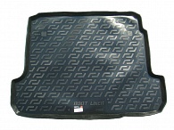Коврик в багажник Renault Fluence '2009-> (седан) L.Locker (черный, пластиковый)