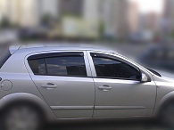 Дефлекторы окон Opel Astra (H) '2004-2012 (хетчбек, 5 дверей) EGR