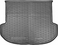 Коврик в багажник Hyundai Santa Fe '2020-> (5-ти местный) Avto-Gumm (черный, пластиковый)