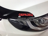 Дефлектор капота Mitsubishi Colt '2008-> (с логотипом) EGR