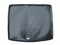Коврик в багажник Volkswagen Touareg '2002-2010 L.Locker (черный, резиновый)