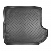 Коврик в багажник Citroen C-Crosser '2007-2012 (без сабвуфера) Norplast (черный, пластиковый)