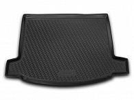 Коврик в багажник Honda Civic '2011-2017 (хетчбек, без сабвуфера) Cartecs (черный, полиуретановый)