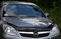 Дефлектор капота Opel Vectra (C) '2005-2008 (с логотипом) Vip Tuning