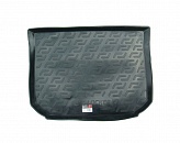 Коврик в багажник Chery Beat (IndiS) '2011-> L.Locker (черный, пластиковый)