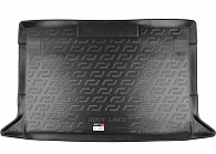 Коврик в багажник Renault Kangoo '2008-> (пассажирский) L.Locker (черный, пластиковый)