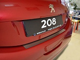 Накладка на бампер Peugeot 208 '2012-2019 (прямая, исполнение Premium) NataNiko