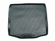 Коврик в багажник Ford Focus '2008-2010 (седан) L.Locker (черный, пластиковый)