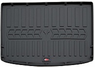 Коврик в багажник Volkswagen Golf Plus '2005-2014 Stingray (черный, резиновый)