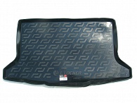 Коврик в багажник Fiat Sedici '2006-> (хетчбек) L.Locker (черный, резиновый)