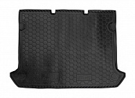 Коврик в багажник Fiat Doblo '2000-2010 (пассажирский, без решетки) Avto-Gumm (черный, пластиковый)