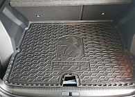Коврик в багажник Peugeot 2008 '2019-> (верхняя полка) Avto-Gumm (черный, полиуретановый)