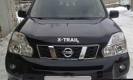 Дефлектор капота Nissan X-Trail (T31) '2007-2014 (с логотипом) EGR