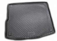 Коврик в багажник Volkswagen Touareg '2010-2018 (4-х зонный климат-контроль) Novline-Autofamily (черный, полиуретановый)
