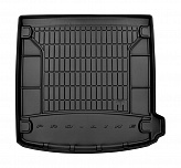 Коврик в багажник Audi Q8 '2018-> (с запаской и органайзером) Frogum (черный, резиновый)